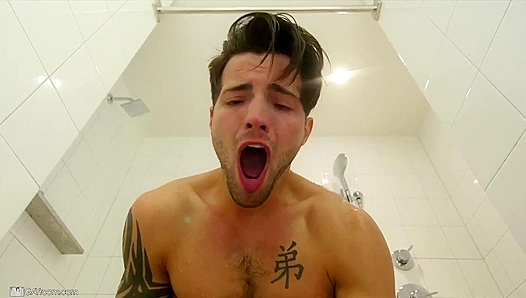 Soapy Bathroom Bang - Stunning Casey Everett & Jack Andy -  Gay XXX