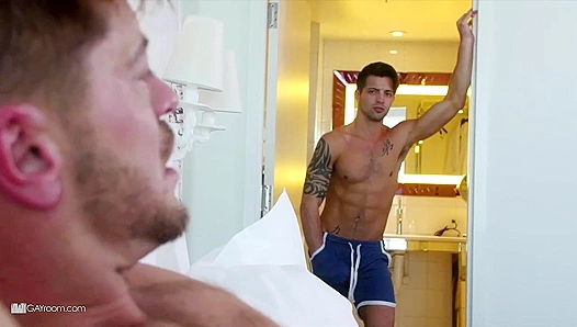 Soapy Bathroom Bang - Stunning Casey Everett & Jack Andy -  Gay XXX