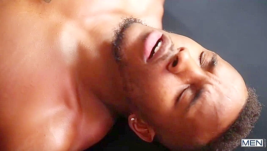 Diego Sans & Phoenix Fellington Spit-Roast a White Bottom - Gay Porn Titans