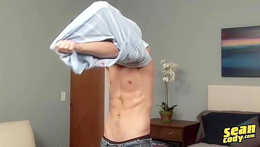 Muscular Stud Masturbates His Hard Cock On Camera - Sean Cody