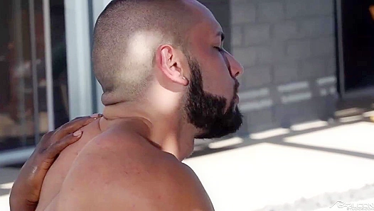 Outdoors and Interracial - Devin Trez Fucks Gus Del Rey Hard