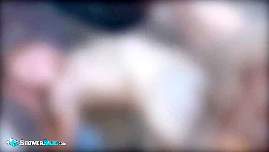 Wesley Woods Pounds Zach Covington Hard in the Shower