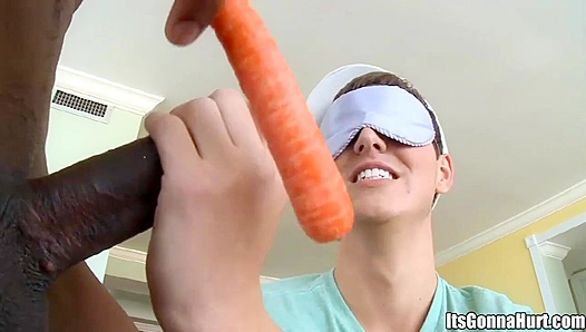 Izzy Bryson Pounds White Twink's Ass with His BBC - It’s gonna hurt!