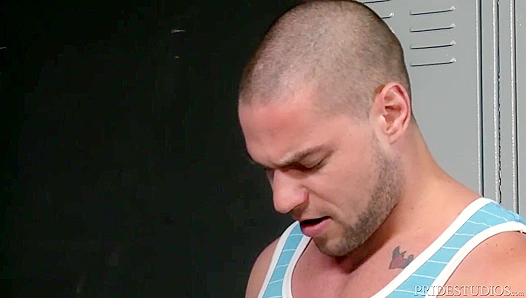 Savage Gay Anal in Locker Room - Aspen & Ian's Massive Dick Showdown