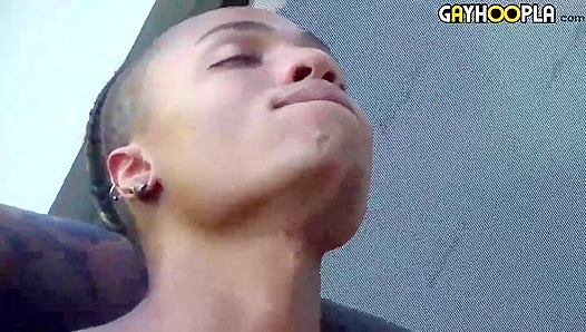 Baron Wade Flexes & Strokes His Massive Cock Solo - GayHoopla