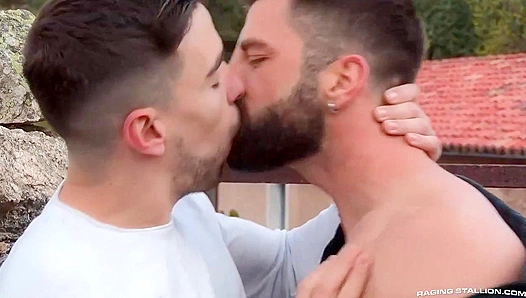 Hung Studs Hector de Silva & Josh Milk Pound Each Other Raw on Bed