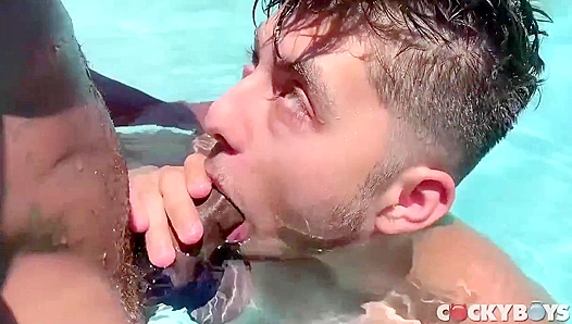 Max Konnor Fucks Angel Rivera Hard and Leaves a Messy Facial - Cocky Boys
