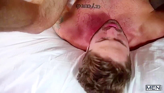 Jordan Boss Deepthroats Wesley Woods' Massive Cock - Gods of Men