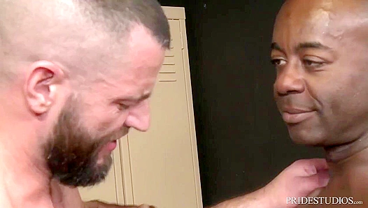 Extra Big Dicks - Aaron Trainer Fucks Jake Morgan in the Locker Room