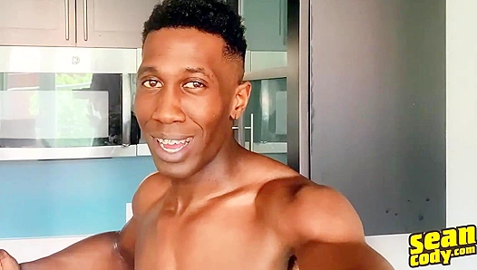 AJ Blackwood Strokes His BBC While Gaping His Ass - Sean Cody