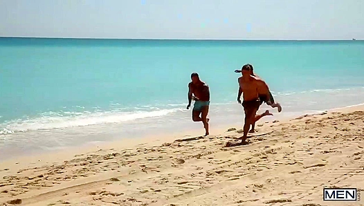 Gods of Men - MessyGay Threesome with Intense Face-Fucking & Deep Anal