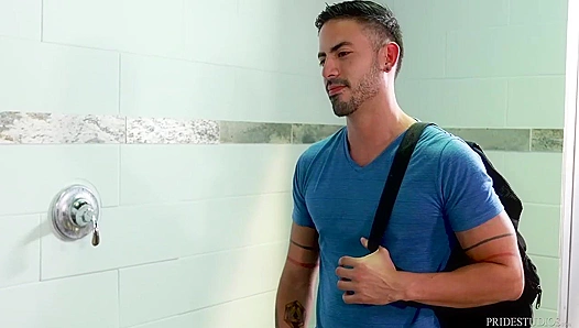 Extra Big Dicks - Locker Room 3some with Cesar Rossi, Scott DeMarco, and Jack Andy