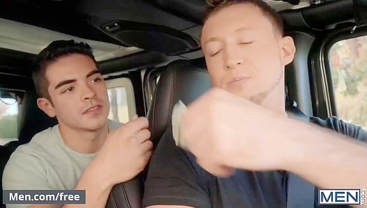Pierce Paris Pounds Cazden Hunter's Tight Ass - Straight Turned Gay
