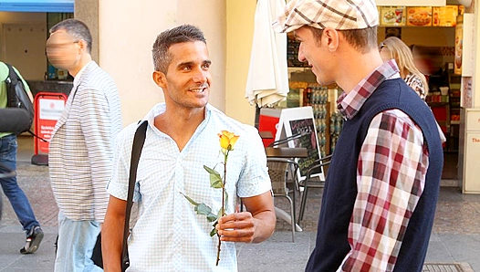 Caleb Moreton Gapes Diego's DILF Booty in Hot Bareback Gay Porn Vid