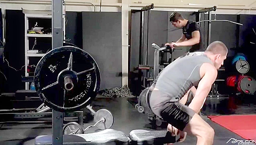 Roman Todd and Alexander Muller Pound Each Other Hard at the Gym - Falcon Studios