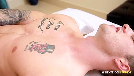 Quentin Gainz Massages and Fucks Dalton Riley - Nextdoor Originals