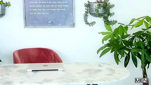 Kaleb Stryker Drills Adrian Hart's Tight Black Ass