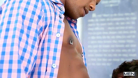 Kaleb Stryker Drills Adrian Hart's Tight Black Ass