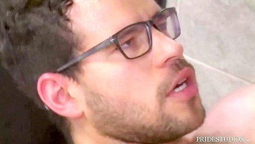 Steamy Shower Fuck - Alexander Garrett & Angel Ventura Show Off Their Massive Cocks