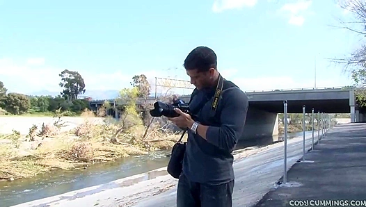 Cody Cummings Cums Hard in the Parking Lot