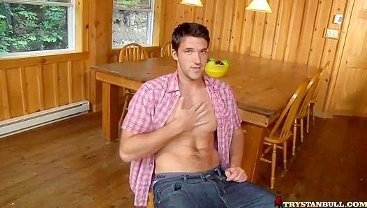 Trystan Bull Cums Outside - A Raw Outdoor Encounter