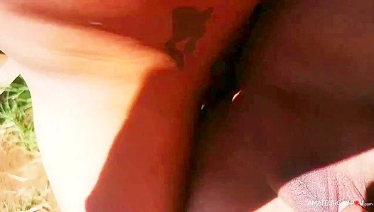 Sunlit Outdoor Fuck - Romeo Davis Takes It Raw in AmateurGayPOV