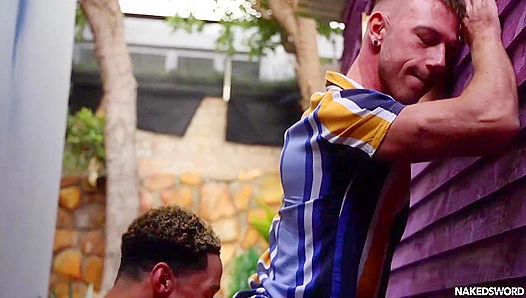 Sonny Blonde Gets Gaped by Sir Charlie's Massive Cock - Naked Sword