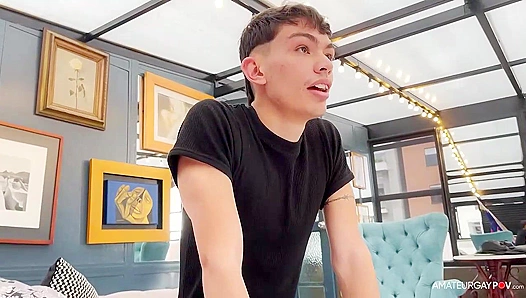 Amateur POV - Daniel Herrera Gets His Booty Blasted Brutally