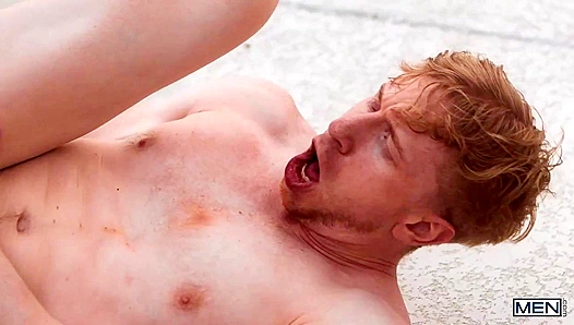 Hot Poolside Fuck - Malik Delgaty Takes Jesse Stone Hard