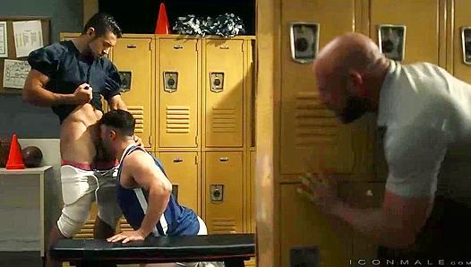 Dante Colle & Michael Boston Take Turns with Mature Stud