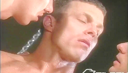 Wild Threesome - Peter Wilder's Intense Orgasms - Falcon Studios