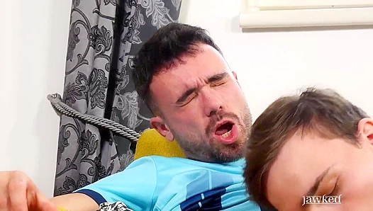 Daniello Danure and Mickey Rayner Moan Intensely During Zealous Anal