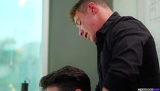 Stressed Out - Hot Office Sex with Devin Franco andKyle Fletcher - Nextdoor Raw