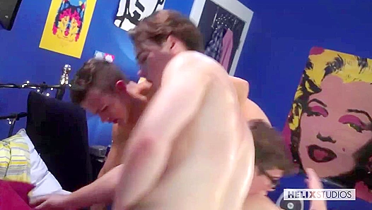 Logan Cross - Tight Anal & Explosive Cumshots - Helix Studios