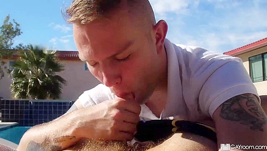 Poolside Passion - Timothy Drake & Trent Summers Get Wild at Man Royale