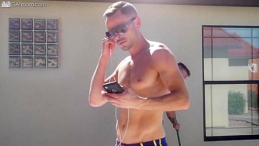 Poolside Passion - Timothy Drake & Trent Summers Get Wild at Man Royale