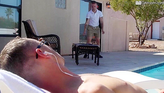 Poolside Passion - Timothy Drake & Trent Summers Get Wild at Man Royale