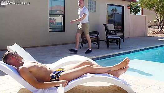 Poolside Passion - Timothy Drake & Trent Summers Get Wild at Man Royale