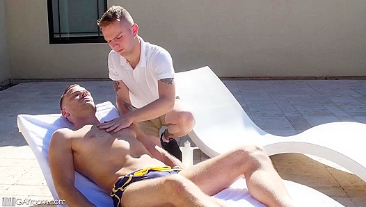 Poolside Passion - Timothy Drake & Trent Summers Get Wild at Man Royale