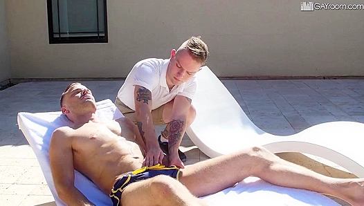 Poolside Passion - Timothy Drake & Trent Summers Get Wild at Man Royale