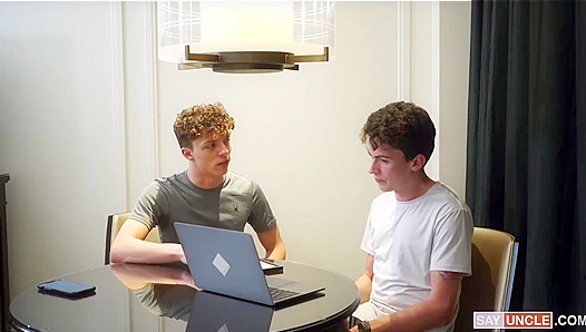 Brotherly Desire - Tristan West & Jack Valor Couch Fuck