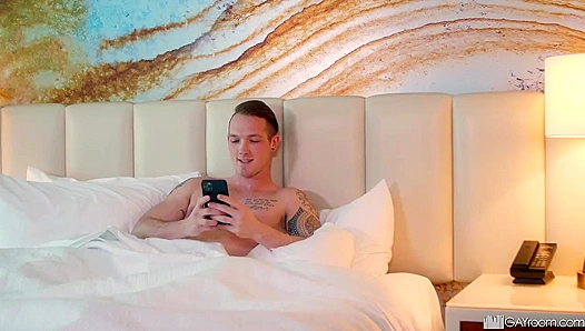 Jackson Cooper Massages Dalton Riley into Hard Anal Submission