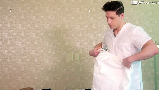 Jackson Cooper Massages Dalton Riley into Hard Anal Submission