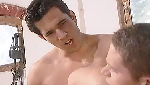 Stefan Toth & Andrew Dombovari Get Wild in the Hay - Falcon Studios