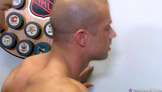 James Jamesson Fucks Rod Daily Hard in the Stall