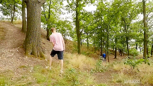 Lukas Dails and Luke Geer Get Wild in the Woods - Juicy Gay Action