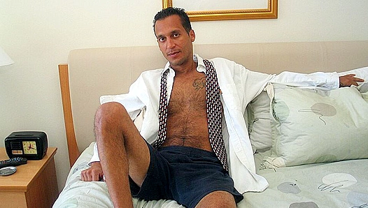 Hairy Hottie Jessie Rivero Masturbates Solo - Vintage Men Over 30