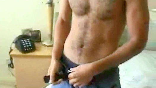 Hairy Hottie Jessie Rivero Masturbates Solo - Vintage Men Over 30