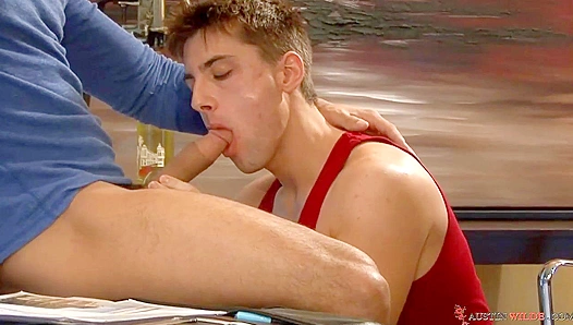 Austin Wilde & Wolfie Blue Heat Up the Set - Hot Gay Action On Camera