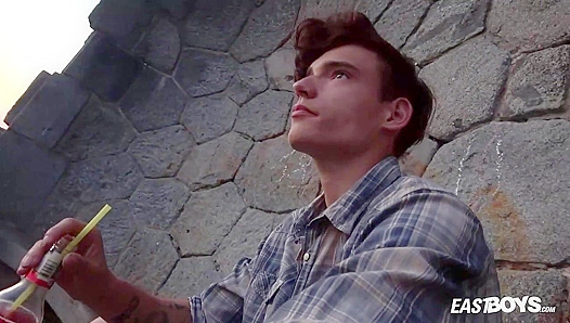 Adorable Johny Walsh Gets Handjob from Hungry Stud - Eastboys